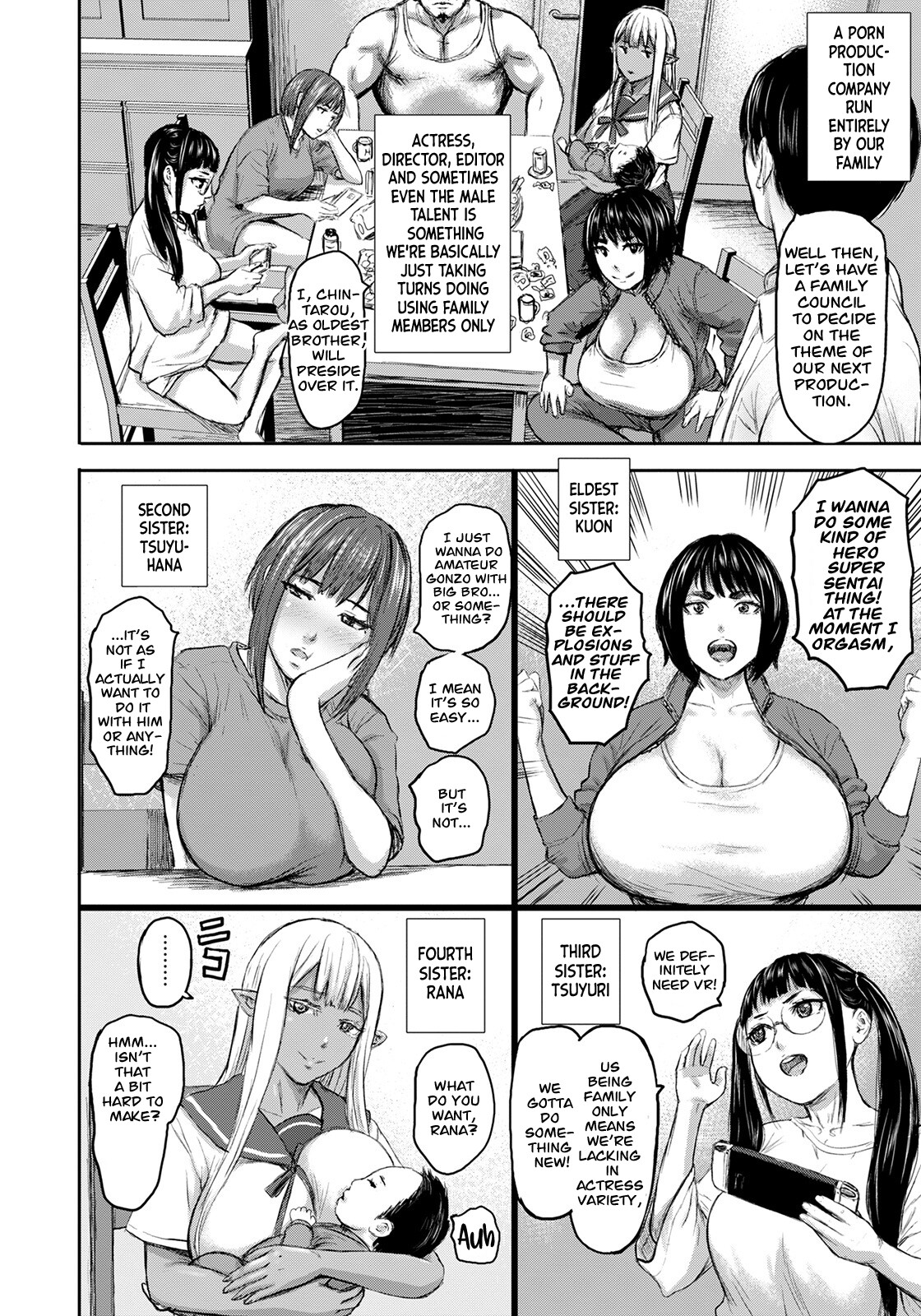 Hentai Manga Comic-AV Family-Chapter 1-10